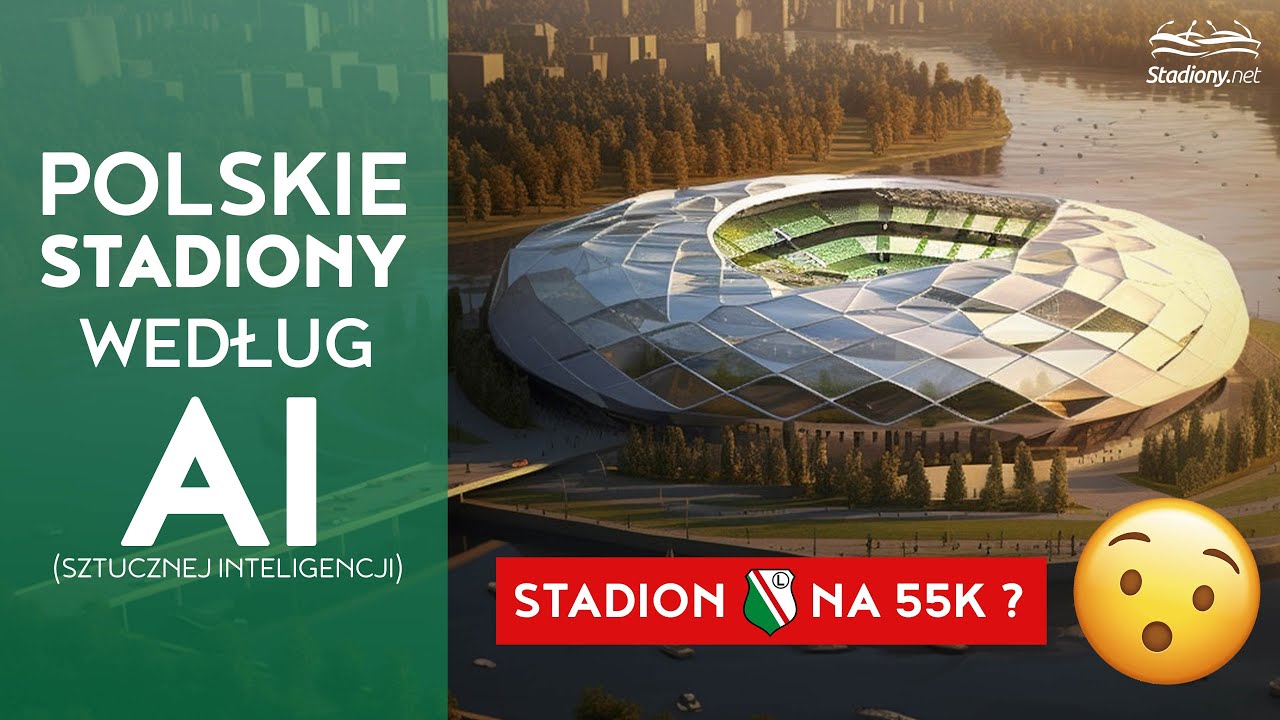 Polskie Stadiony wg Sztucznej Inteligencji (AI)