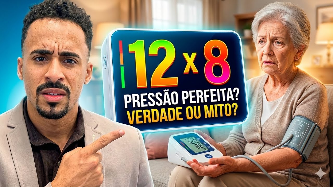 IDOSOS: “12 por 8” NÃO é a pressão ideal após os 60 - Saiba a verdade