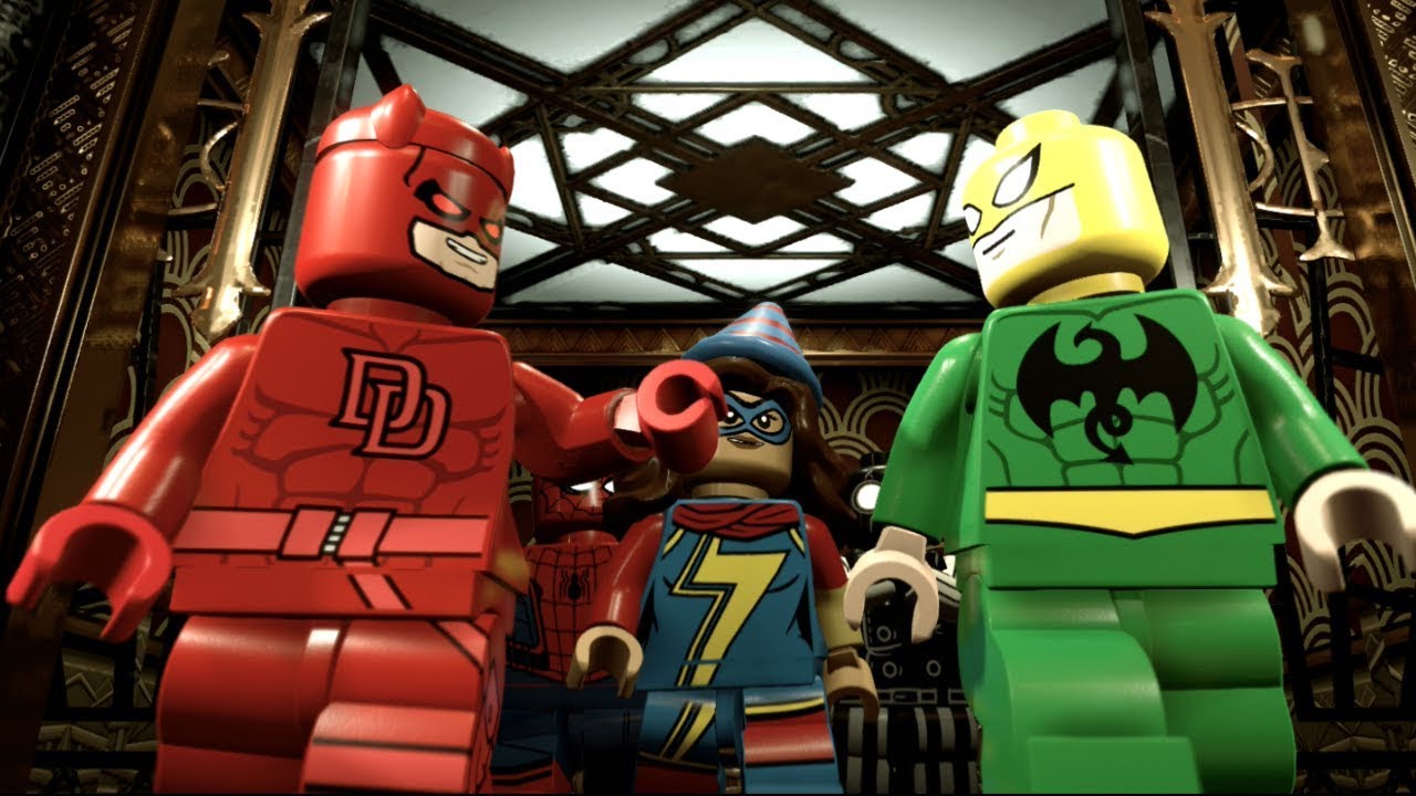 LEGO Marvel Super Heroes 2 Part 9 Noir Night Mayor (Daredevil, Iron Fist, , Spider-Man Noir)
