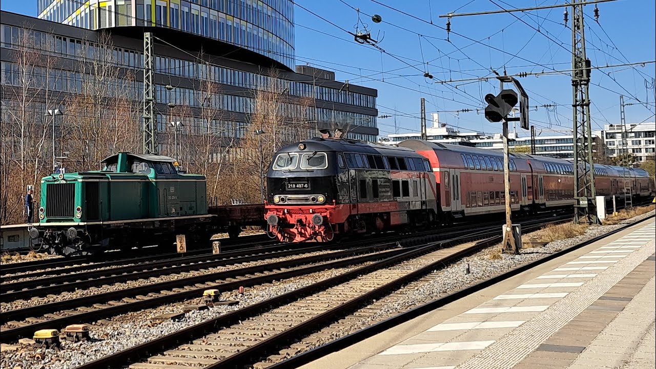 Dieselloks in M&uuml;nchen  (#trainspotten)