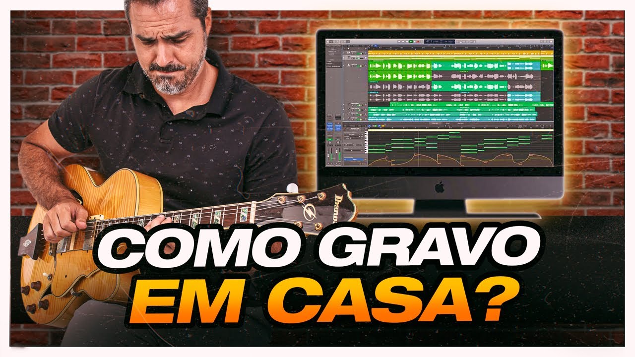 VEJA COMO GRAVO MINHAS GUITARRAS E VIDEO EM CASA.