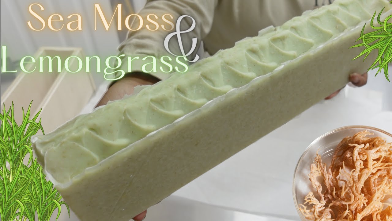 How I Make My Sea Moss and Lemongrass Soap, Sea Moss benefits, Sea Moss Gel