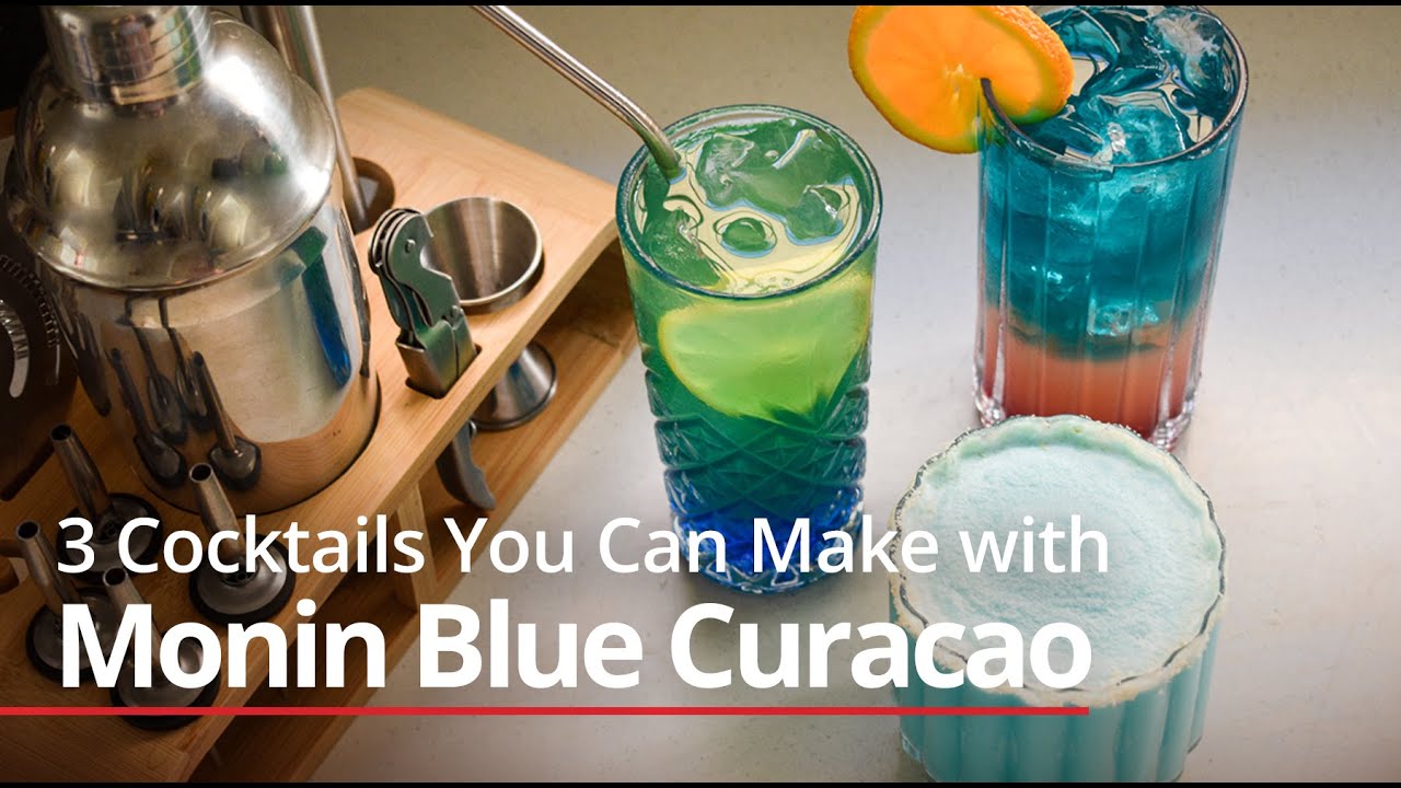 3 Cocktails You Can Make with Monin Blue Curacao 🧜‍♀️❄️🍹