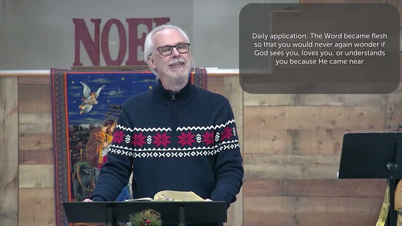 CHRISTMAS SERMON 2025 = Revealed, Received, Redeems (Luke 2:1–20 & John 1:14)