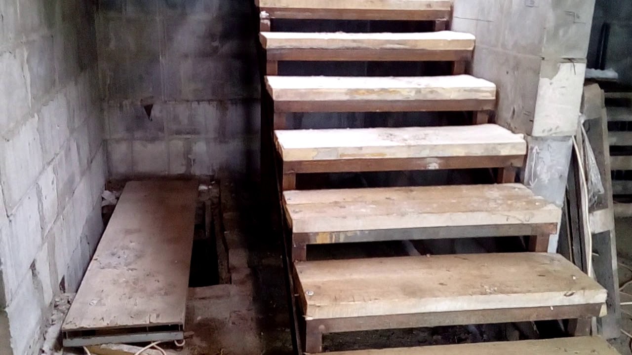 Лестница своими руками , очень дёшево и надежно