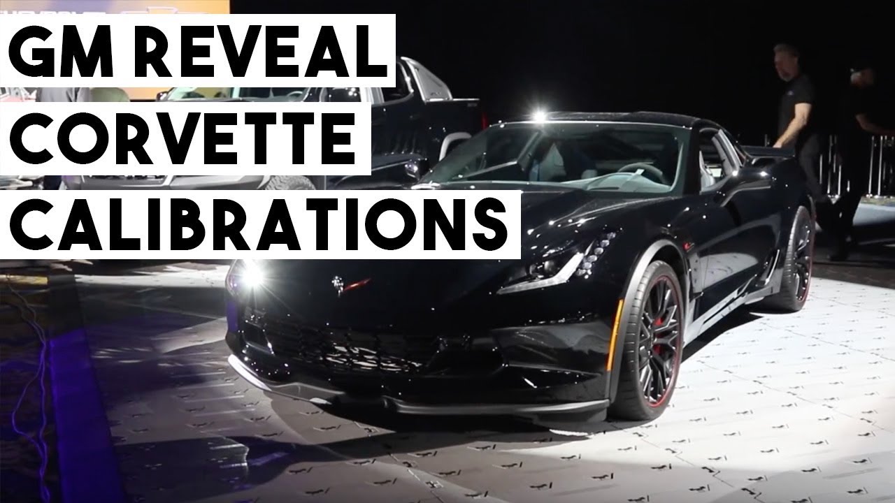 GM REVEAL Corvette Calibrations SEMA Show 17