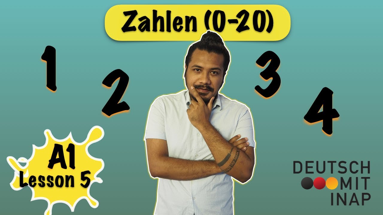 A1- German lesson 5 | Numbers in German (0-20) | Zahlen (0-20)