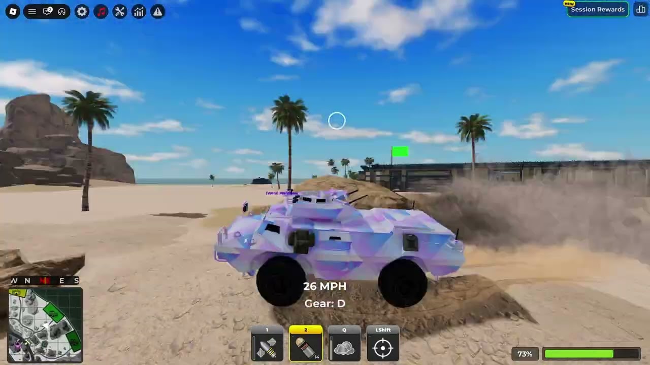 Destroying War Tycoon server with the M1117 Guardian