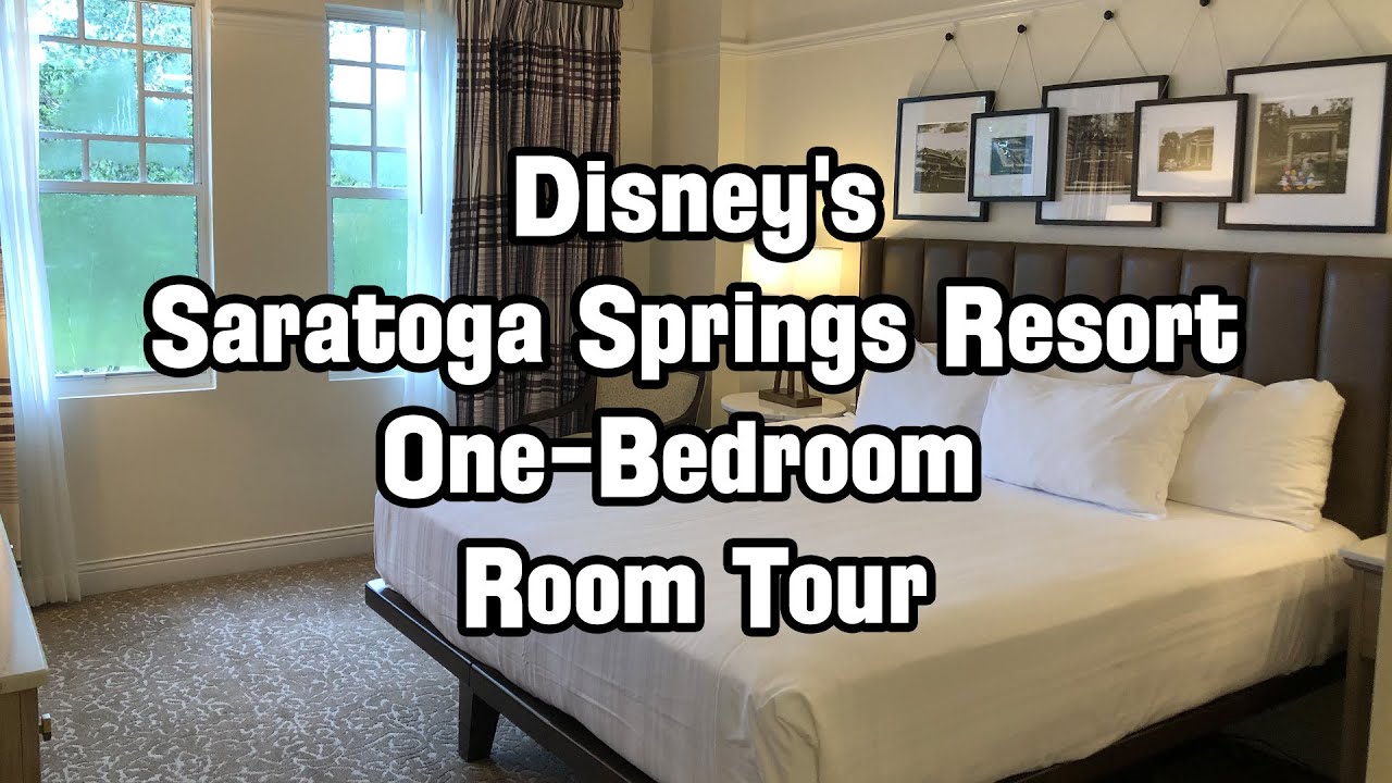 Disney World Saratoga Springs Resort One Bedroom Room Tour