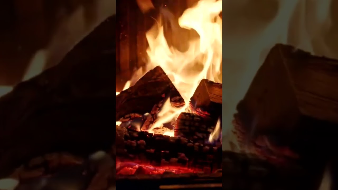 Cozy Fireplace Crackling 🔥 Relaxing Fire Sounds #fireplace#cozyfireplace#firesounds#relaxing#sleep