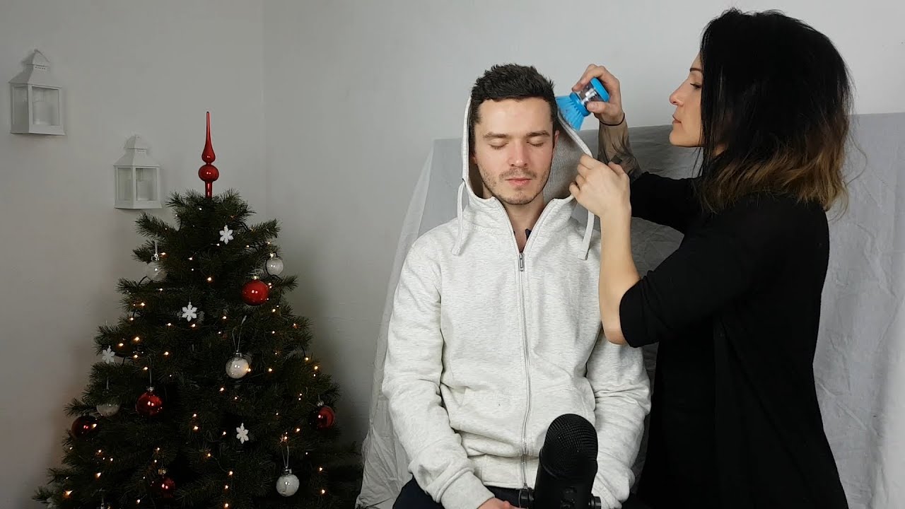 ASMR Super Tingly Sweater Brushing / Cleaning