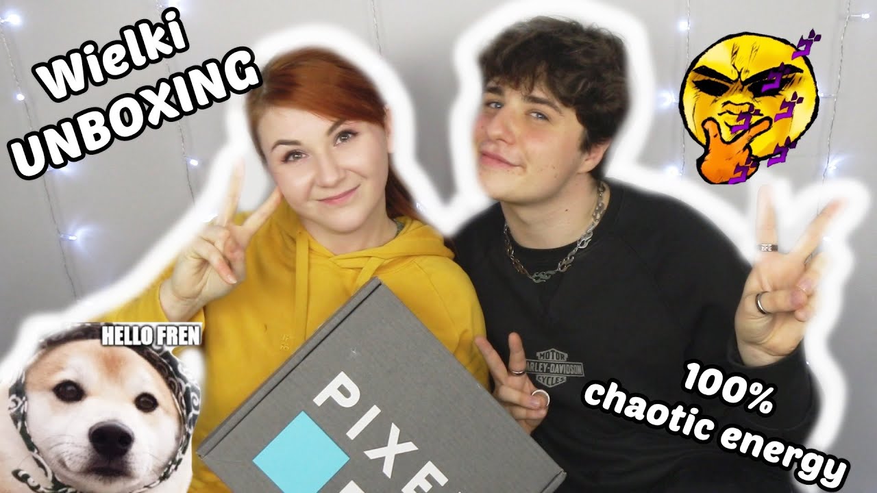 Wielki unboxing PIXELBOX! Dużo paczek, mało rozsądku, tylko memy z Kanto Cosplay  🤡 ✨