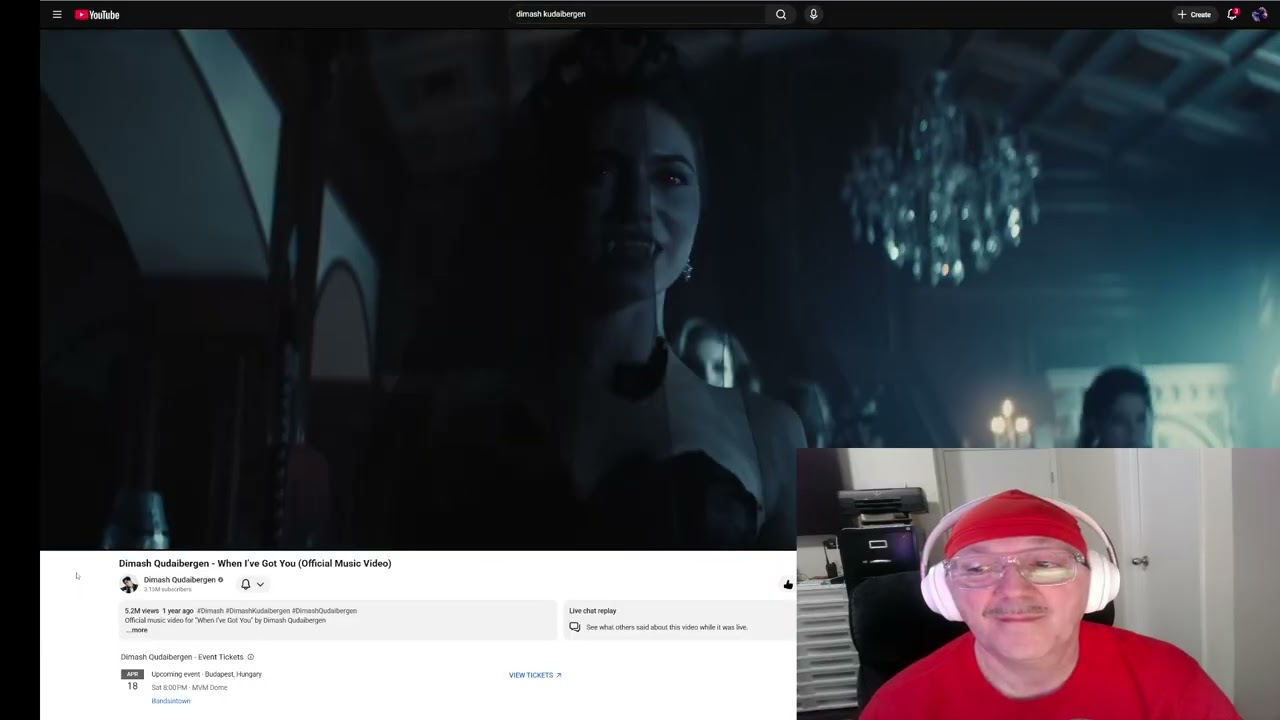 P Reacts to Dimash Qudaibergen - When I've Got You