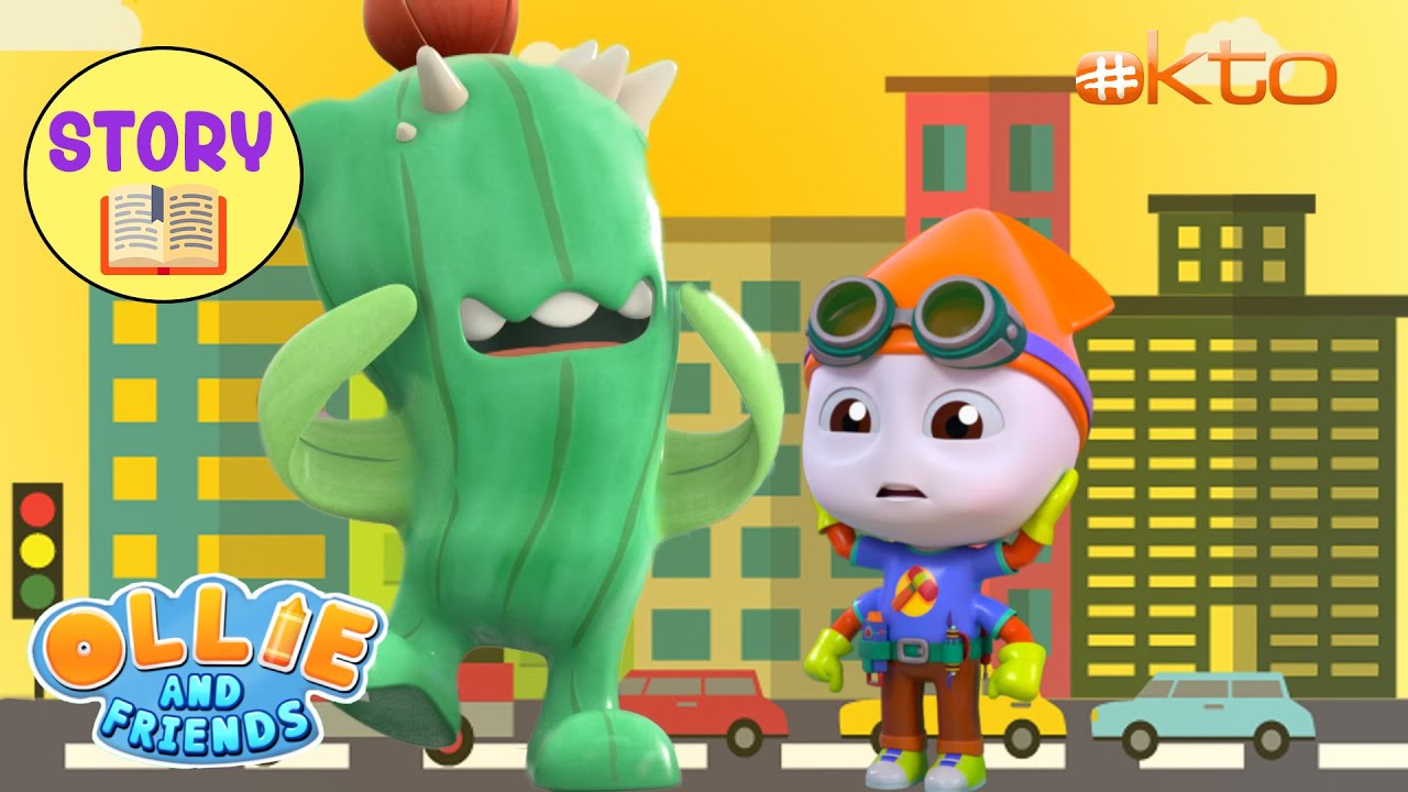 Ollie and Friends | STORIES 📖  | The Attack of the Cactus Monster 🌵 | @mediacorpokto