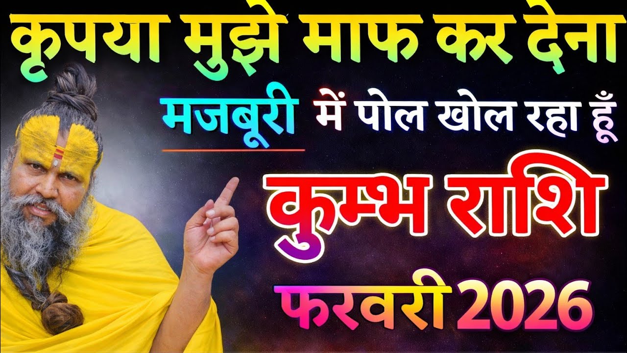 कुंभ राशि का सबसे बड़ा राज़ खुल गया | फरवरी 2026 कुंभ राशि | ये बात पहले कभी नहीं बताई गई |