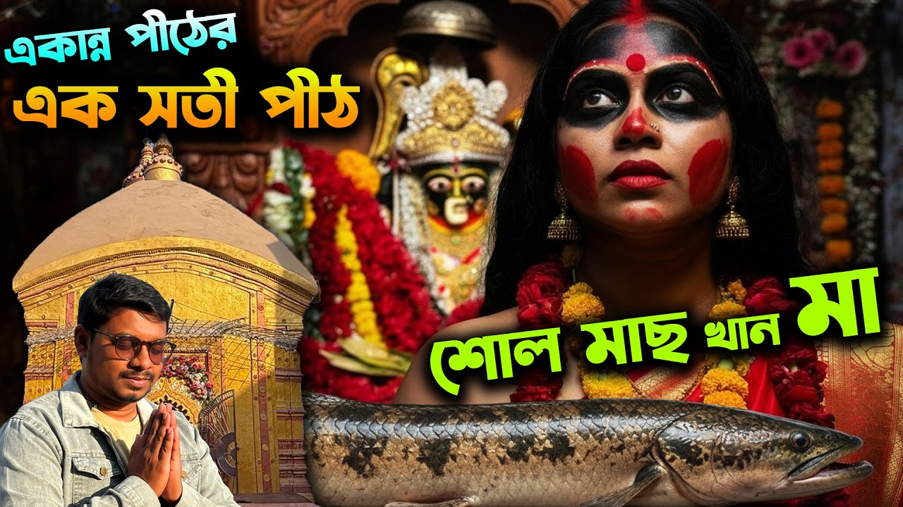 এখানে মা কালী শোল মাছ খান😱This Goddess Eats Fish😱51 Shakti Peeth Bargabhima Mata Temple
