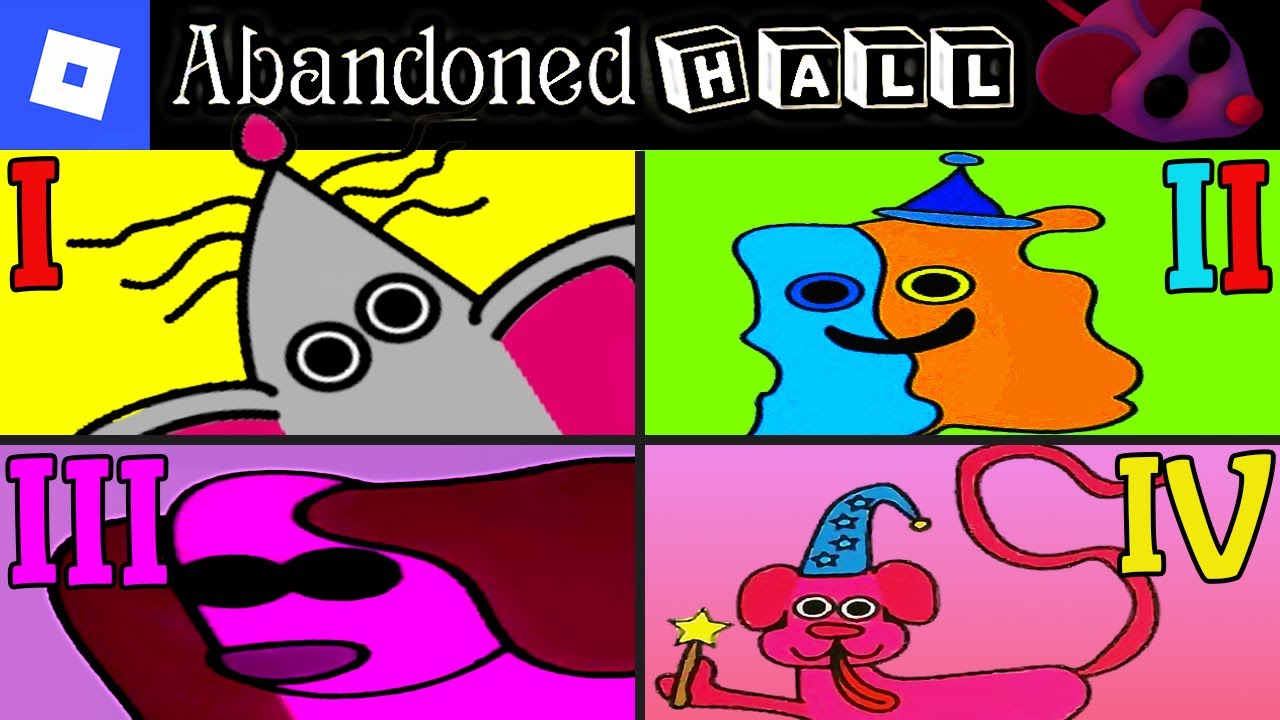 Abandoned Hall (Garten of RATT) [Chapter 1 - 4] : roblox mascot horror gameplay walkthrough