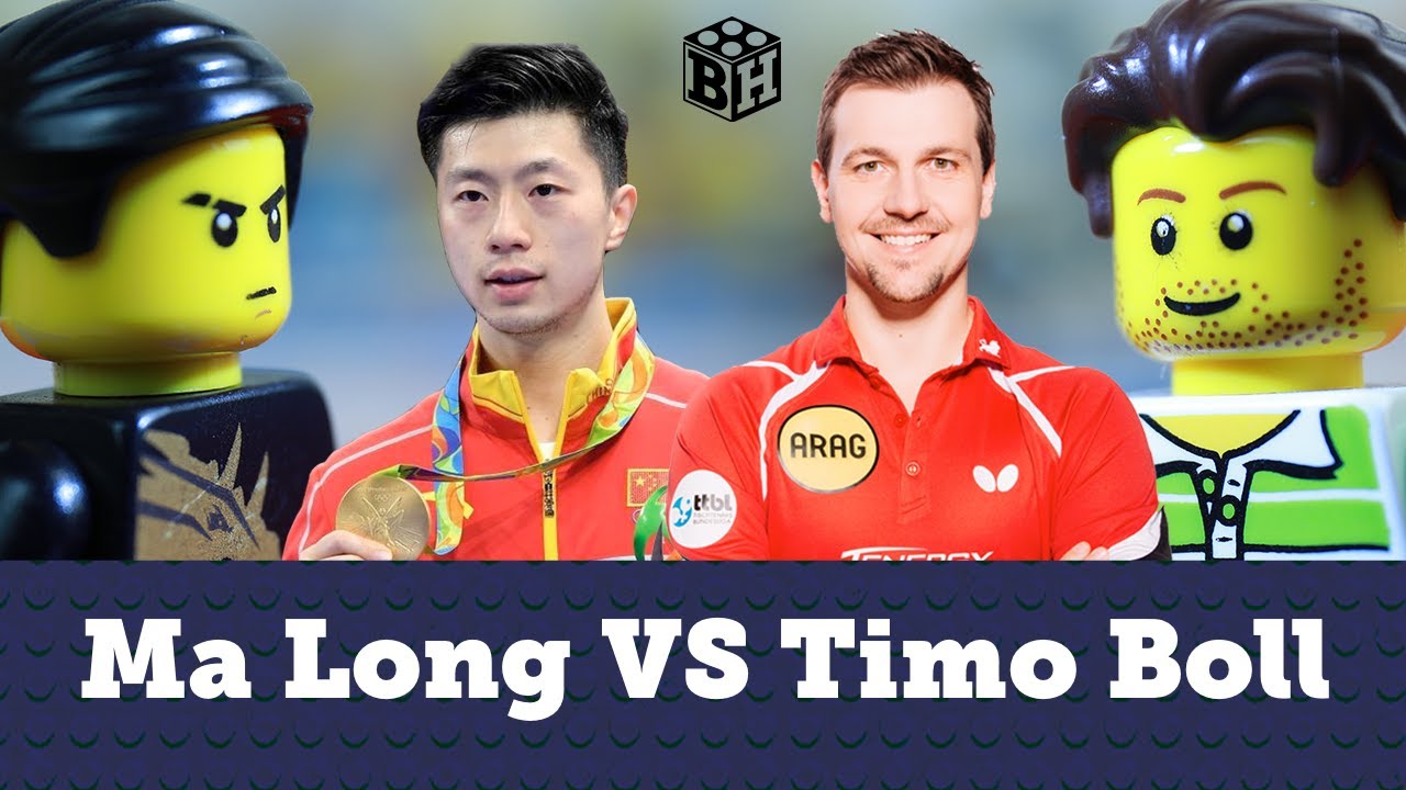 Timo Boll VS Ma Long • Lego Table Tennis Animation (World Cup 2017) • Original Video