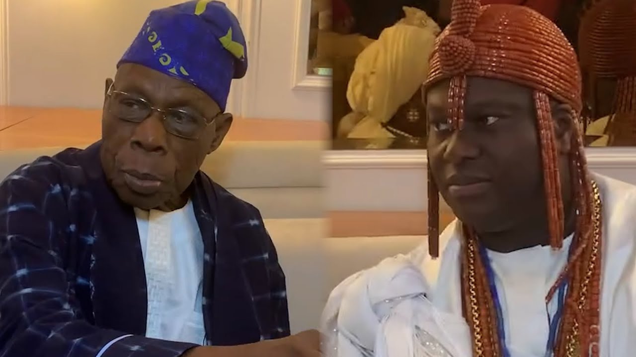 WATCH THE MOMENT OONI OF IFE ARRIVES AT CHEIF OLUSEGUN OBASANJO 88 BIRTHDAY
