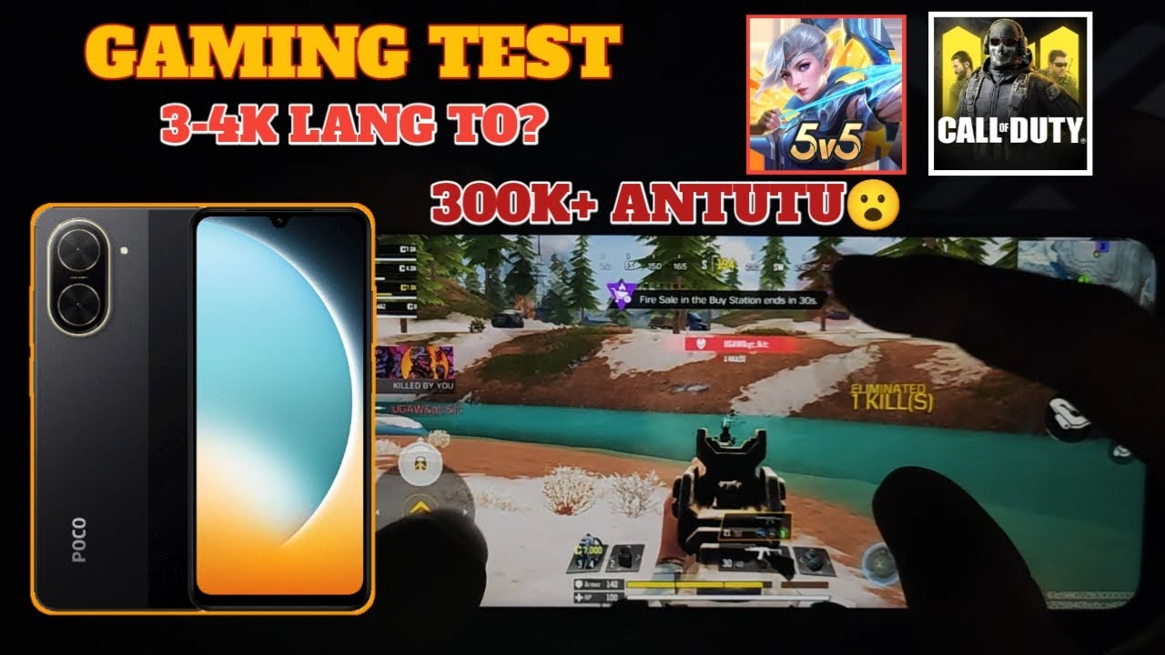 POCO C71 ( GAMING, ANTUTU TEST)