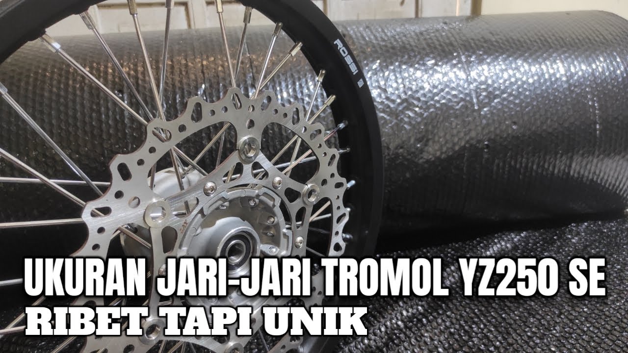 INI DIA UKURAN JARI-JARI TROMOL DEPAN YZ250 SE VELG R17 #herex #herexcb #cbindonesia #cbhedon #cb125