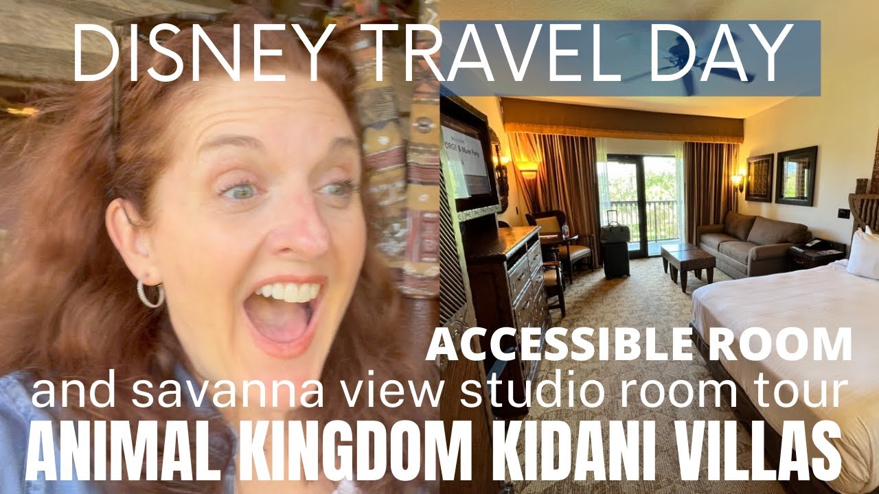 Disney World Travel Day! And Kidani Accessible Studio Room Tour