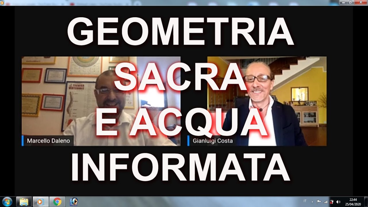 Geometria SACRA e ACQUA informata