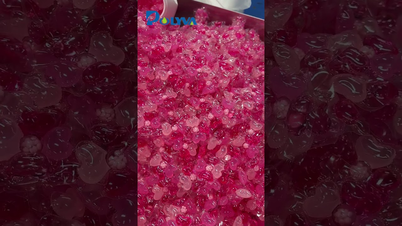Polyva Production Process | Most Satisfying Laundry Detergent Pods Packing （Filling） Machines