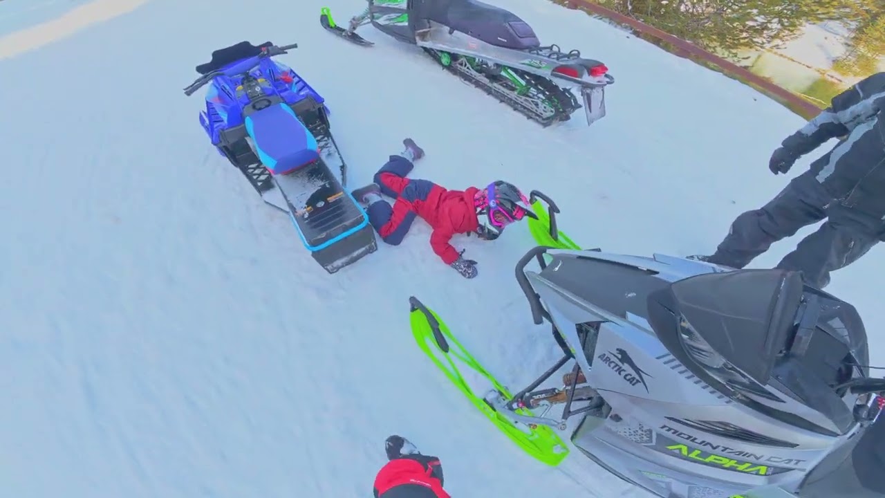 Riley's First Snowmobile Ride; Mic'd Up