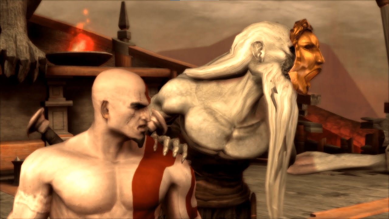 GOD OF WAR CHAINS OF OLYMPUS Remastered | Charon - The Ferryman Boss Fight