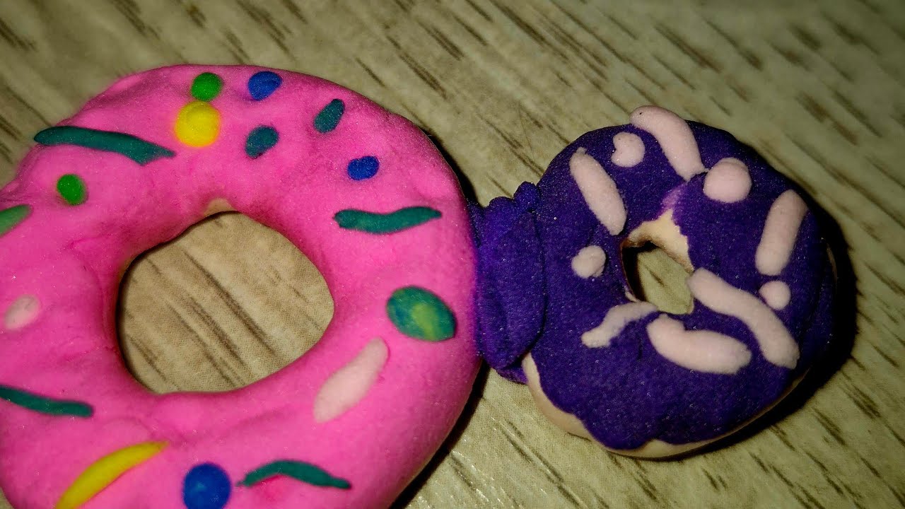 How to Make DIY Miniature Clay Donuts | Easy Step-by-Step #ClayTutorial #HowToMake #MiniatureFood 