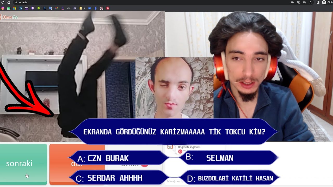 OMEGLE 15.000 TL Ödüllü Sorular !