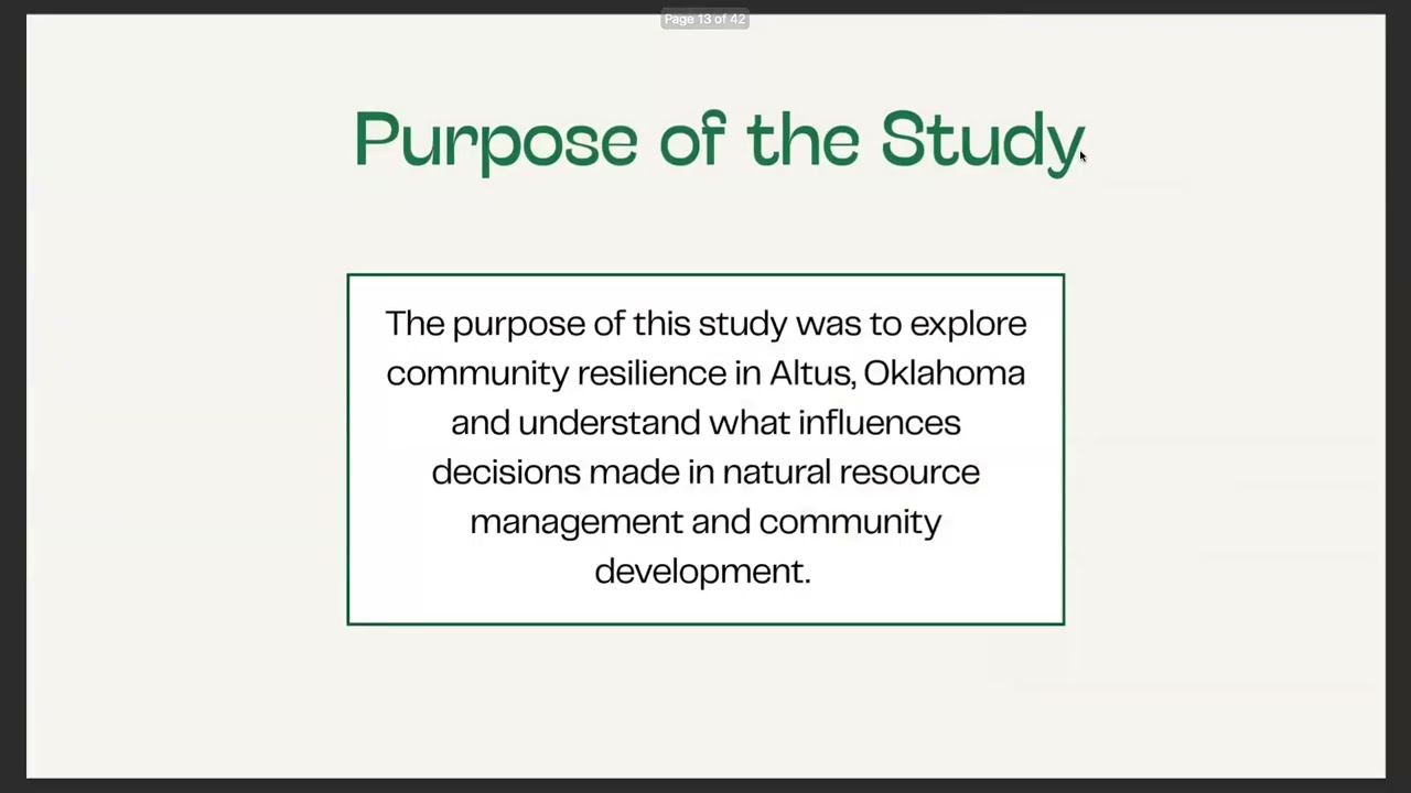 Where Cotton Roots Meet Combat Boots: A Case Study of Community Resilience in Altus, Oklahoma