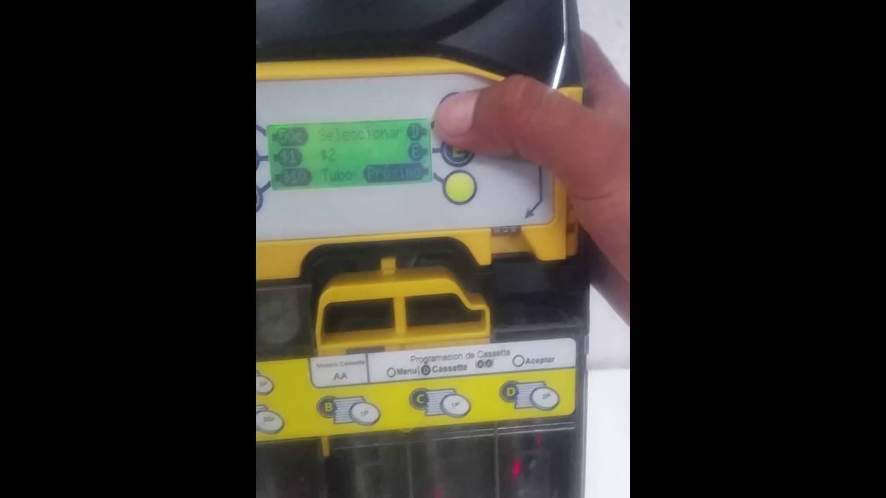 Configuración de rutas de monedas MEI CF7000