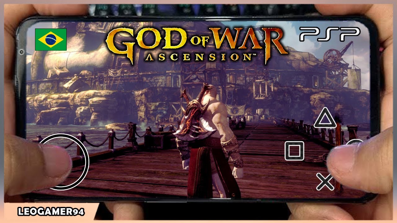 GOD OF WAR ASCENSION No PSP Dublado em PT-BR com todas as Armas e Skins