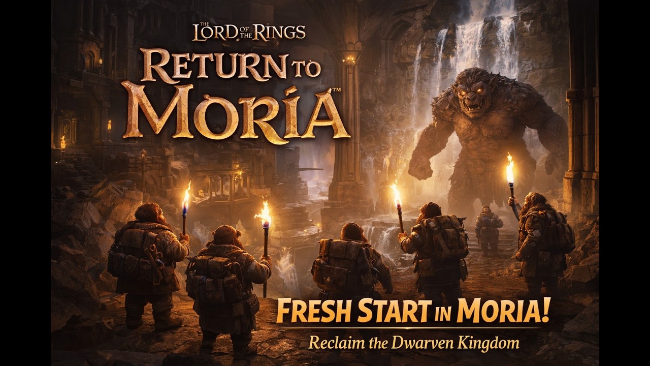 Fresh Start in Moria! Reclaiming the Dwarven Kingdom | Return to Moria Gameplay
