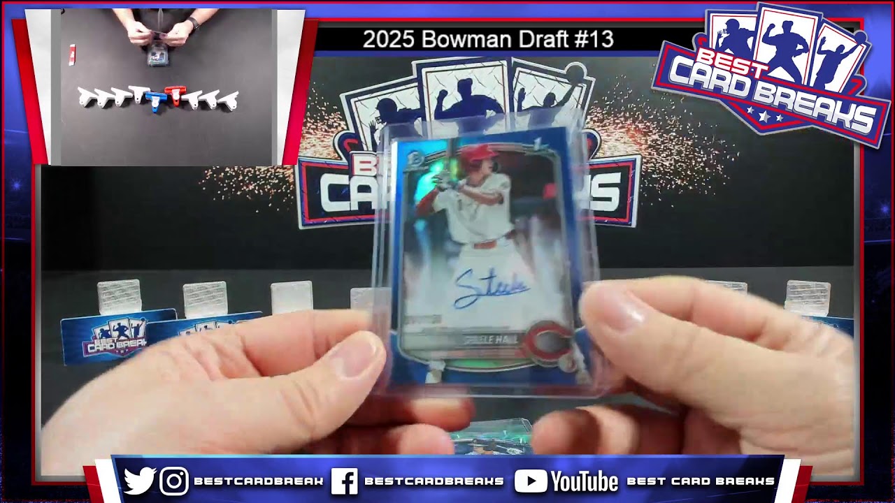 $3,700 BOUNTY! 2025 Bowman Draft #13 - Hobby 8 Box Case Pick Your Team 1/18/26