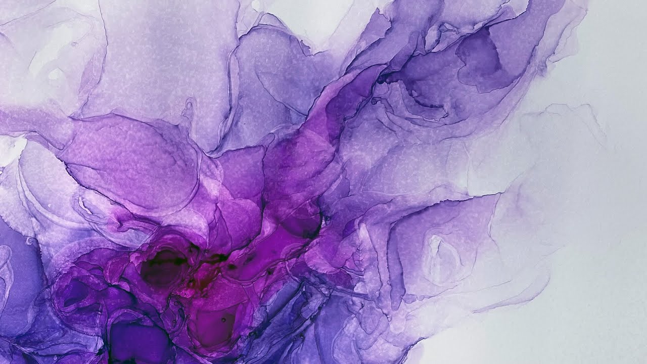 How to Use Less Alcohol in Alcohol Ink Paintings | 300