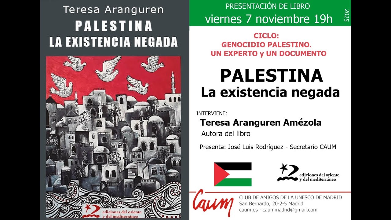 Palestina: la existencia negada de Teresa Aranguren