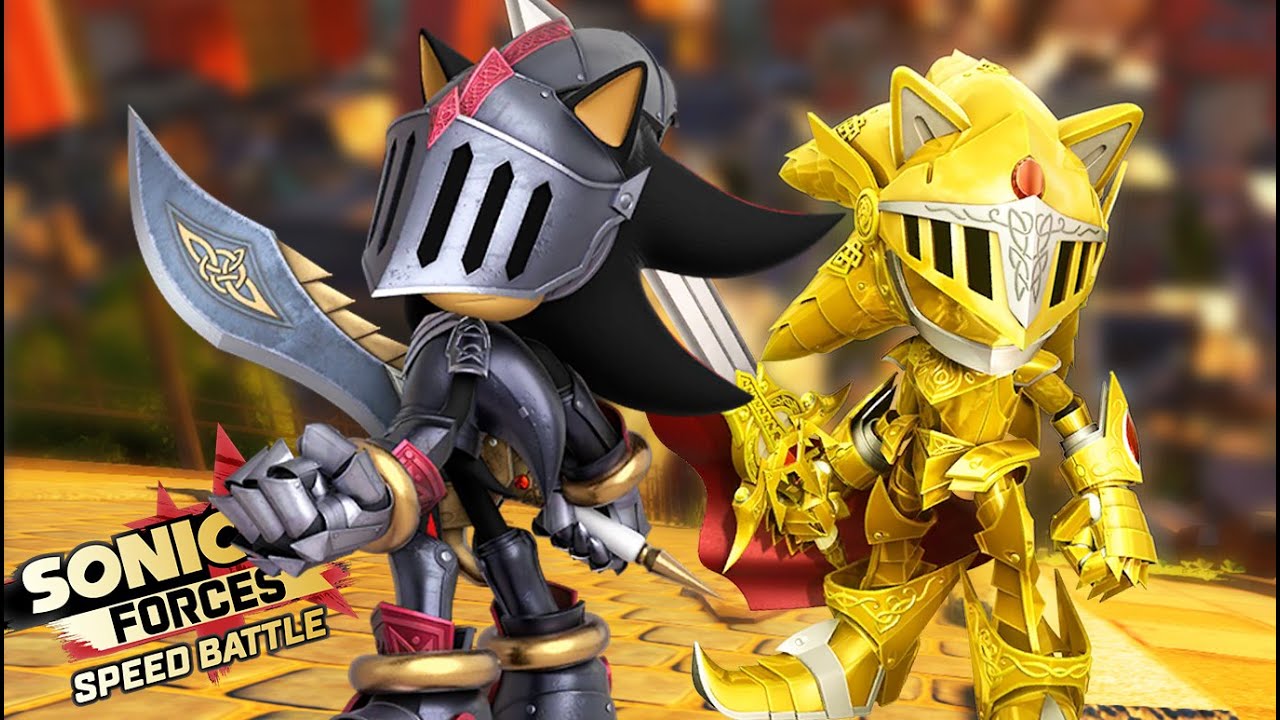 📱 Shadow Sir Lancelot Y Sonic Excalibur ❗  Sonic Forces Speed Battle