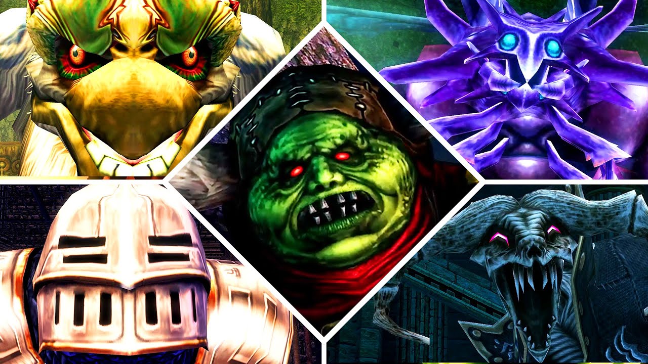 Zelda: Twilight Princess 4K - All Mini Bosses (No Damage)