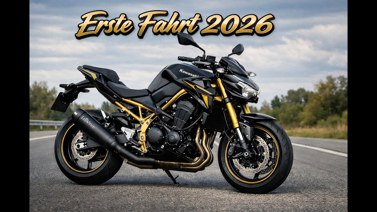 Erste Fahrt mit Video 2026 Kawaz900