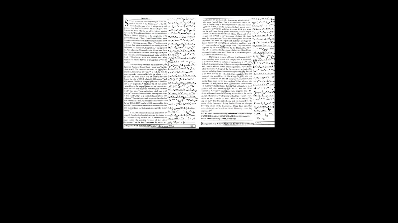 progressive Dictation February month 2026 transcription no. 13( 90wpm)