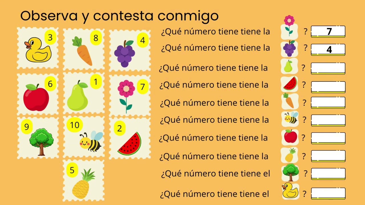  Aprende los Números del 0 al 10 | Video Educativo para niños 👶 