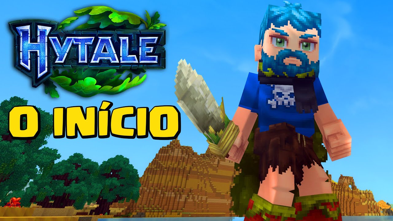 O INÍCIO DA NOSSA AVENTURA ÉPICA EM HYTALE !