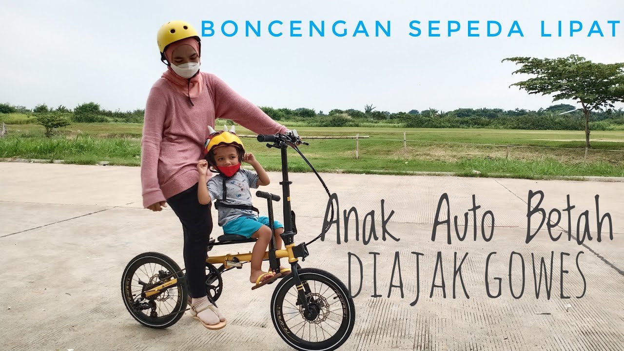 Boncengan Anak Depan Sepeda Lipat Universal Untuk Seli 16 - 20 inch Review dan Riding Experience
