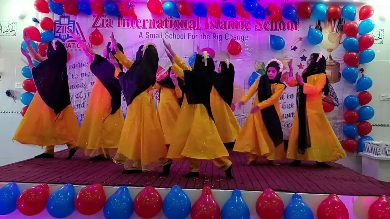 GIRLS PERFORMANCE ON HAMAD AT SCHOOL ANNUAL FUNCTION