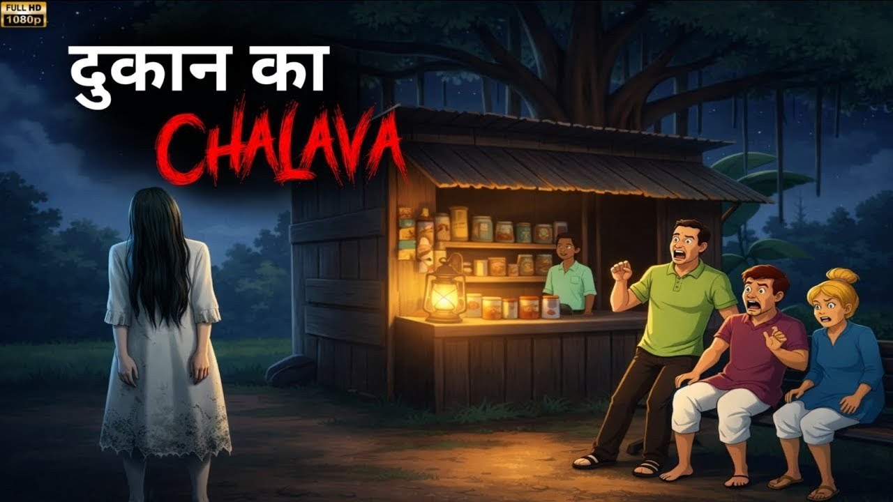 दुकान का वो छलावा | Chalava | Barish Ka Chalava | New Horror Story | Horror Animated Stories