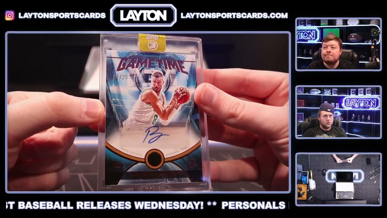 2025/26 Topps Three Basketball Hobby 4 Box Case Break #12 RANDOM TEAMS