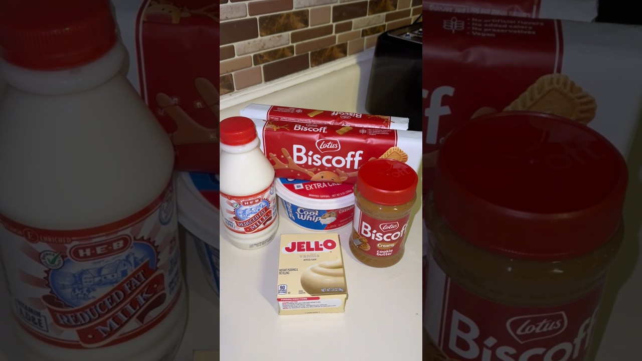 Easy Biscoff Pudding Recipe 😋